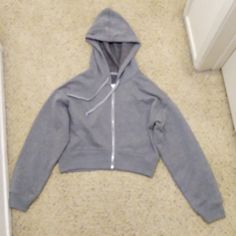 New Brand; Hollister Style; Cropped Material; Fleece Sweater Color; Grey Size; Small *** Talk About Staying Warm Without Taking Away From Looking Good *** Hollister Style, Hollister Cardigan, Varsity Cardigan, Hollister Hoodie, Long Knit Cardigan, Yellow Cardigan, Hollister Sweater, Small Talk, Cold Shoulder Sweater