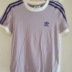 Brand New Adidas Women's T-Shirt. Origal Tag Fell Off But Item Has Never Been Used. Casual Summer T-shirt With Three Stripes, Adidas Three Stripes T-shirt For Spring, Casual T-shirt With Three Stripes Branding For Spring, Basic Crew Neck T-shirt With Three Stripes, Casual Fitted T-shirt With Three Stripes, Fitted Casual T-shirt With Three Stripes, Adidas Three Stripes Crew Neck T-shirt, Adidas Three Stripes Summer Tops, Adidas Summer Tops With Three Stripes