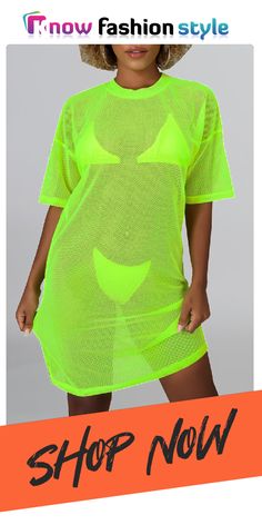 Green Sexy Solid Mesh O Neck Straight Dresses Green Solid Color Mini Dress For Beach, Green Sheer Mini Dress For Summer, Summer Green Sheer Mini Dress, Summer Sheer Green Mini Dress, Trendy Short Sleeve Club Dress, Trendy Bodycon Beach Dresses, Trendy Short Sleeve Dresses For Club, Trendy Bodycon Dresses For Beach Season, Casual Summer Club Mini Dress