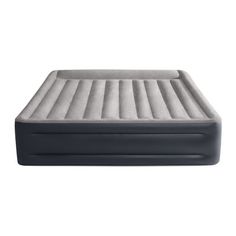 an inflatable mattress is shown on a white background