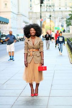 Rock Outfit, Belted Blazer, Outfit Trends, Daily Style, Looks Style, Red Shoes, Daily Fashion, New York Fashion