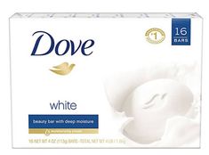 You'll never have to worry about dry skin for the whole year. Dove contains one-quarter pure moisturizing cream and mild cleansers that leave skin clean, soft and smooth. Soap, on the other hand, contains drying ingredients that strip skin of its natural moisture, leaving it feeling dry and tight. Product Features:   #1 Dermatologist Recommended Classic moisturizing formula Includes 16 bars of Dove soap (4 oz. each) Dove Bar Soap, Dove Bar, Dove Beauty Bar, Dove Soap, Dove Beauty, Dove White, Beauty Makeover, Gentle Skin Cleanser, Mild Cleanser