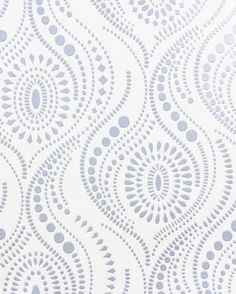 an image of a white wallpaper with circles and dots on the pattern in grey