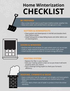 an info sheet describing the benefits of winter cleaning