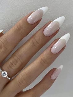 Classy Almond Nails, Almond Nails French, Almond Nails Designs, Pink Acrylic, Pink Acrylic Nails, Fire Nails, Chic Nails, Nail Polishes