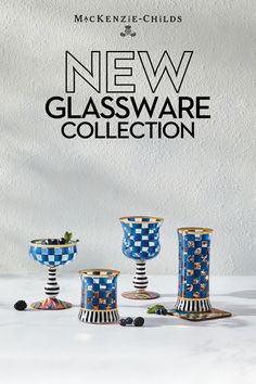 the new glassware collection is available for purchase