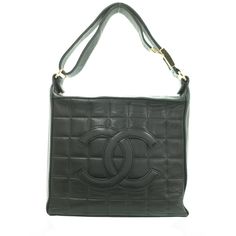 Chanel Chocolate Bar Semi-Shoulder Bag Black Width: Approx. 19cm Height: Approx. 16cm Depth: Approx. 7cm Shoulder: Maximum Approx. 57cm (Non-Removable/Adjustable) 2 Inner Pockets Chanel Bags, Chocolate Bar, Chanel Bag, Black Color, Chanel, Bag Lady, Shoulder Bag, Bar, Black