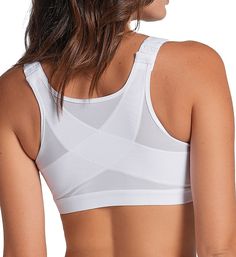 Surround yourself with support and keep your posture in check - all without wires. The front closure on this full coverage bra makes it convenient for new moms to nurse. Also great for post-surgical wear with the most recent innovations in support and elasticity. Soft microfiber, unpadded molded cup has just enough stretch for a custom fit, while still giving you a high degree of support. Cups are lined in double layer Durafit with "intelligent" elasticity. Sewn-on elastic at neckline keeps fit White Supportive Full Coverage Bra, Supportive Full Coverage White Bra, Supportive White Full Coverage Bra, Supportive Nursing Bra With Removable Pads, Supportive White Nursing Bra With Removable Pads, White Full Coverage Sports Bra With Removable Pads, Supportive Full Coverage Bra, White Full Coverage Nursing Bra, White Full Coverage Nursing Bra With Light Support