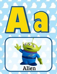 an alien is in front of the letter a, and it's name has been changed