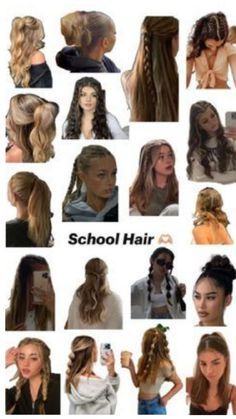 Pinterest Girl Hairstyles, School Hairstyles Black Hair, Easy Hairstyles Pictures, Fun Medium Length Hairstyles, Cute Simple Medium Length Hairstyles, Hair Ideas For Brunettes Styles, Cute Hair For Work, Easy Long Hair Styling Ideas, Easy Hair Styles Medium Hair