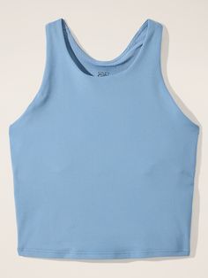 FOR: School, practice, and play FEEL: Powervita fabric is buttery soft with support that feels like a gentle hug FAVE: High-neck racerback for coverage and comfort Fitted next to the body. Casual Solid Color Racerback Sports Bra, Supportive Solid Tank Top For Summer, Solid Color Seamless Tank Sports Bra, Seamless Solid Color Tank Sports Bra, Supportive Fit Tank Top For Summer, Supportive Fit Summer Tank Top, Supportive Solid Color Summer Tank Top, Supportive Tank Top For Summer, Sleeveless Seamless Tank Top For Training