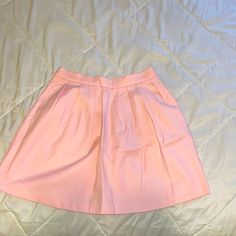 New And In A Perfect Condition! Pink Skort For Spring Workwear, Trendy Full Mini Skirt For Spring, Chic Full Skirt Spring Skort, Chic Full Skirt Skort For Spring, Spring Workwear Skort With Full Skirt, Casual Pink Skirt For Work, Spring Full Mini Skirt For Workwear, Midi Skirt Style Skort For Spring Workwear, Spring Feminine Full Mini Skirt