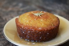 a close up of a cake on a plate