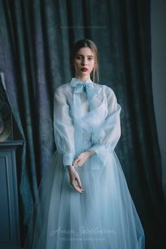 Wedding Dress Silk, Organza Wedding Dresses, Dress Organza, Wedding Dress Summer, Blue Wedding Dress, Wedding Dress Organza, Organza Wedding Dress, Wedding Dress Vintage, Organza Wedding