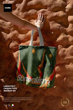 Product Photo Outdoor, Grocery Bag Photography, Photoshoot Bags Ideas, Canvas Bag Photography, Product Photography Bags, Creative Bag Photoshoot, Bags Photoshoot Ideas Products, Outdoor Bag Photography