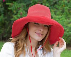 Hey, I found this really awesome Etsy listing at https://www.etsy.com/listing/829024947/red-large-wide-brim-6-womens-lady-hat Adjustable Wide Brim Red Sun Hat, Adjustable Red Wide Brim Sun Hat, Red Outdoor Hat For Spring, Red Spring Outdoor Hat, Red Cap For Vacation, Packable Solid Hat, One Size Fits Most, Travel Hat One Size Fits Most, Solid Travel Hat One Size Fits Most, Solid Color Travel Hat, One Size Fits Most