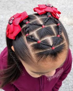 Heart Toddler Hair, Valentines Toddler Hairstyles, Valentine Day Hairstyles For Kids, Toddler Valentines Hairstyles, Mexican Hairstyles For Kids, Valentines Day Hairstyles For Kids, Cute Valentine’s Day Hairstyles, Cute Hairstyles For Kids Easy