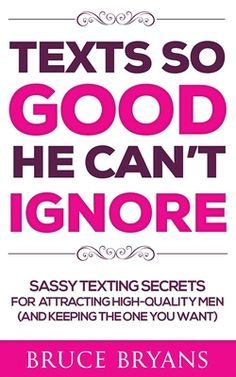 the cover of texts so good he can't ignore