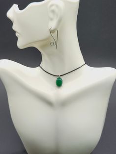 Sizzling hot deal! Nephrite pendant, Y2K necklace, Jade necklace, Jade string choker, Gemstone choker, Black cord necklace, Black cord choker, Pendant, available at a breathless price of $25.00 Ignite the town!
#BlackCordChoker #NephriteChoker #ChokerNecklace #NephriteCharm #BlackCordNecklace #BlackStringChoker #BlackNecklace #PendantChoker #AdjustableNecklace #PendantNecklace Elegant Green Emerald Necklace Adjustable, Green Oval Pendant Necklace With Natural Stones, Green Necklace With Oval Pendant And Natural Stones, Green Wire Wrapped Necklace, Green Jade Teardrop Pendant Jewelry, Cord Choker, Necklace Y2k, Choker Black, Black Cord Necklace