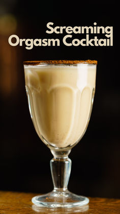 Screaming Orgasm Cocktail Vodka Kahlua Drink Recipes, Kalua And Cream, Kahlua Cocktail Recipes, Amaretto Coffee Drinks, Baileys And Kahlua Drinks, Disarrono Velvet Cream Drinks, Cream Liqueur Cocktails, Creamy Cocktail Recipes, Kaluah Recipes Cocktails