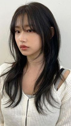 beautiful hairstyle Asian Haircut, Hair Inspiration Long, Haircuts For Medium Hair, Haircuts Straight Hair, Asian Hair, Cut My Hair