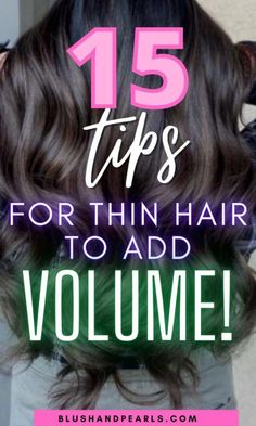 Want to make your thin hair look thicker and fuller fast? I share a ton of tips for thin hair, including the best hairstyles for thin hair! Fall Hair Highlights, Thinning Hair Remedies, Large Curls, Prevent Hair Fall, Best Haircuts, Maintaining Healthy Hair, New Hair Growth