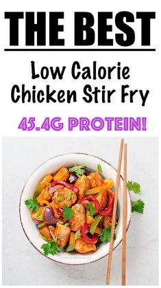 the best low calorie chicken stir fry