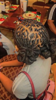 Loc Braid Ponytail, Loc Bow Hairstyle, Loc Styles Wedding Guest, Petal Buns Locs, Half Up Half Down Loc Styles For Women, Petal Bun Locs, Short Dreadlocks, Dreadlocks Styles, Short Dreadlocks Styles