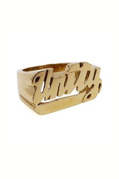 U-N-I-T-Y, you gotta let 'em know. Melody Ehsani, Name Ring, Name Rings, Girly Jewelry, Ring Gold, 22k Gold, Making Out, Sale Items, Cuff Bracelets