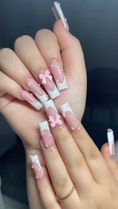 French Acrylic Nails, Pretty Gel Nails, Short Acrylic Nails Designs