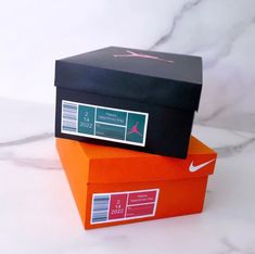 These are made to order the side label is customizable to your occasion.  Specify if you want a Jordan box or Nike box when making your purchase  These boxes will fit 6 medium strawberries. These will NOT fit sneakers.. Nike Boxes, Nike Box, Storage Items, Nike Jordan, Birthday Presents, Shoe Box, Party Hats, Happy Valentines Day, Marketing And Advertising