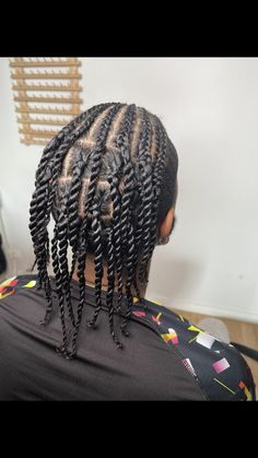 Tresses vanille Cornrow Twist Hairstyles Men, Flat Twist Men, Cornrows Into Twists Men, Twist For Boys Hair, Cornrows Into Twists, Fulani Braids Men, Straight Braids