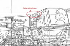 a drawing of the inside of a vehicle with an arrow pointing to the left side