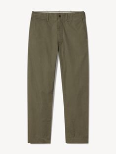 An easy tailored pant designed to match our Carry-On Jacket or wear as separates. | Buck Mason Men's Parachute Poplin Carry-On Pants in Tanker Green Venice Wash, Size 33 Jefferson White, Spring Outerwear, Buck Mason, Artist Tees, Usa Tee, Japanese Denim, Raw Denim, Pants Design, Shoes With Jeans