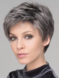 Spring Hi | Synthetic Lace Front Wig (Mono Crown) Blonde Roots, Voluminous Curls, Short Pixie Haircuts, Short Pixie Cut, Trending Hairstyles, Natural Hair Growth, Short Hair Styles Pixie, Synthetic Lace Front Wigs, Grey Hair