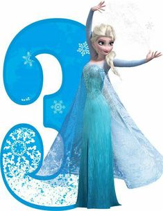 a frozen princess with her arms in the air and number five on it's back