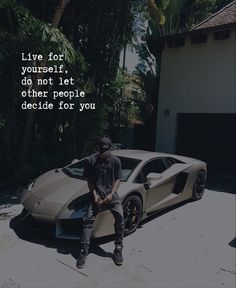 dream lifestyle royal mindset beautiful rich money luxury think life Live Your Life, Don't Let, Other People, Live For Yourself, Let It Be, Quotes, Quick Saves