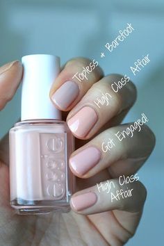 Essie Spring 2016 - Lounge Lover Comparisons Essie Gel Nail Polish, Essie Gel Couture, Gel Couture, Essie Gel, Colorful Nails, Nail Colours, Neutral Nails