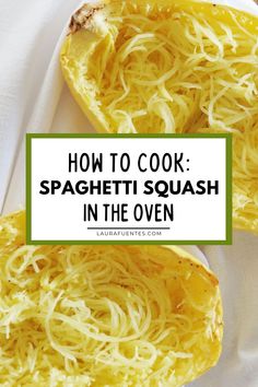 an open spaghetti squash shredded Baking Spaghetti Squash In Oven, Baking A Spaghetti Squash, Spaghetti Squash Cook, Easy Way To Cook Spaghetti Squash, Best Way To Make Spaghetti Squash, Spaghetti Squash Baked In Oven, Cooking A Spaghetti Squash, Spaghetti Squash How To Cook, How To Make Spaghetti Squash In Oven