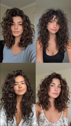 12 Stylish Haircut Ideas for Round Faces: A Comprehensive Guide Natural Curly Hair Cuts, Layered Curly Hair, Curly Hair Photos, Wavy Haircuts, Haircuts For Wavy Hair, Haircuts For Curly Hair, Stylish Haircuts, Curly Hair Inspiration, Round Faces