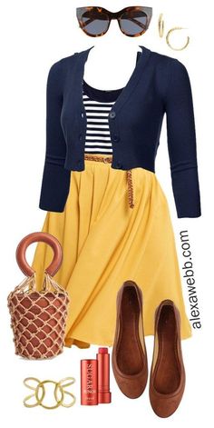 Midi Skirt Outfit Spring, Plus Size Midi Skirt, Midi Skirt Outfits, Modest Plus Size Fashion, Midi Rock Outfit, Short Plus Size Fashion, Spring Skirt Outfits, Mustard Skirt, Midi Skirt Outfit