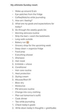 Sunday Rest Day Routine, Getting Ready For The Day, Getting Your Life Together Aesthetic, Sunday Rest, Sunday Reset, Sunday Routine, Generational Wealth, Practicing Self Love, Self Care Bullet Journal