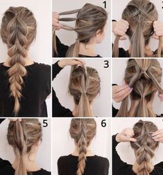 Simple Hair Styling, Braid Pony, Look Boho Chic, Ponytail Hairstyles Easy, Simple Ponytails, Swedish Meatballs, Hair Reduction, Iron Skillet, Formal Hairstyles