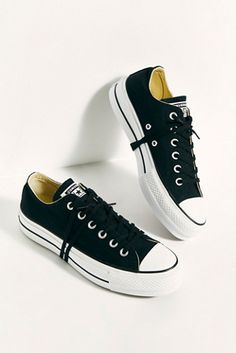 Converse Lift, Shoe Tattoo, Converse Classic, Low Top Converse, Chuck Taylor All Star Lift, Cute Sneakers, Walking Sneakers, Converse Sneakers, Sperry Sneaker