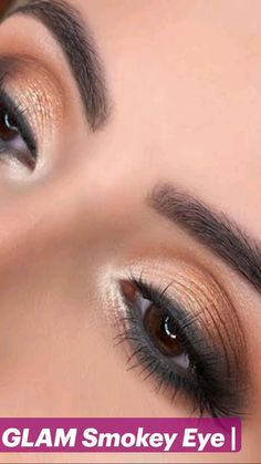 Brown Smokey Eye Makeup, Brown Smokey Eye, Smokey Eye Makeup Look, Pretty Eye Makeup, Brown Smokey, Eye Makeup Looks, Smokey Eye For Brown Eyes