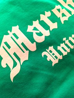 Hear ye, hear ye! We proclaim this is one of our faves of the season! This 50/50 cotton/poly blend sweatshirt is the best basic in the world, so says us. We've chosen a Gothic font because we're feeling the past and it's a time-honored tradition. The lettering is screened in an antique white, adding to the nostalgic feeling. No nonsense messaging. Cool look. Unisex sizing. Hear Ye Hear Ye, Marshall University, Gothic Font, Gothic Fonts, Crew Sweatshirts, Antique White, 50 50, How To Look Better, The Past