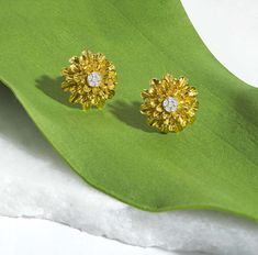 Michael Aram Dandelion Flower Earrings with Diamonds Winter Leaves, Earrings With Diamonds, Jewelry Gift Guide, Christmas Wedding Gifts, The Dandelion, Michael Aram, Symbol Of Hope, Dandelion Flower, Hope Symbol