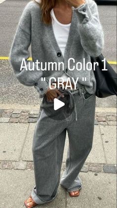 예쁘고 편안한 데일리룩, 피아이(PI) on Instagram: "📍Autumn 🍂 Color - GRAY

#ootd #dailylook #autumn #fashion #style" Classic Outfits For Women, Summer Outfits Men Streetwear, Hiking Outfit Spring, Best Cardigans, Summer Outfits Y2k, Korean Summer Outfits, Hiking Outfit Fall, Hiking Outfit Women, Home Wear Women Casual