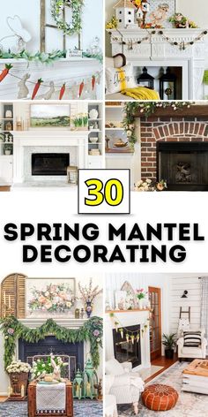 the top ten spring mantel decorating ideas to try this year for your home