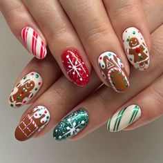 PRICES MAY VARY. 【Christmas Press on Nails Short】:Made with durable materials, our set of 24 short square fake nails with Christmas tree, Santa Claus, snowflakes, light strips, elk, Santa hat design,perfect for Christmas,new year,winter manicure decoration 【Easy to Use】:These full cover Christmas press on nails false nails for quick and hassle-free application. Artificial nail art tips with rich Xmas elements,No need for salon visits, save time and money while enjoying salon-quality nails at home 【Long-Lasting Wear】:Our Christmas nails press ons,stick on nails are designed to stay put and withstand daily activities. Whether attending parties or going about your day,or the whole winter these nails will stay stylish and secure 【Christmas Nail Decoration】:Ideal for women looking to add a touc Nail Art Noel, Fake Nails White, Ballet Nails, Cute Christmas Nails, Nagel Tips, Her Nails, Diy Nail Art, Xmas Nails